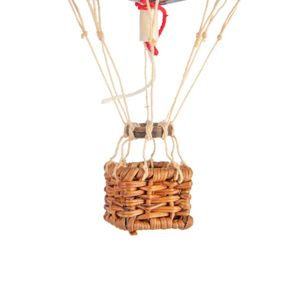 Authentic Models Floating The Skies. Blue Stars - Hot Air Balloon Hanging Decor - 13cm