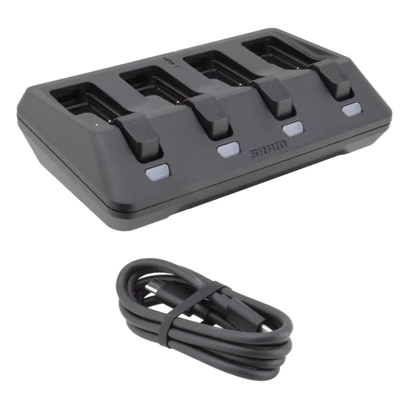 AXS eTap 4-Port Battery Base Charger - Includes USB-C Cord Batteries not included