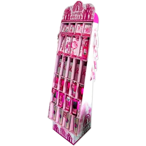 Breast Cancer Awareness Pink Assortment Floor Display - 78 Pieces Per Retail Ready Display 88475