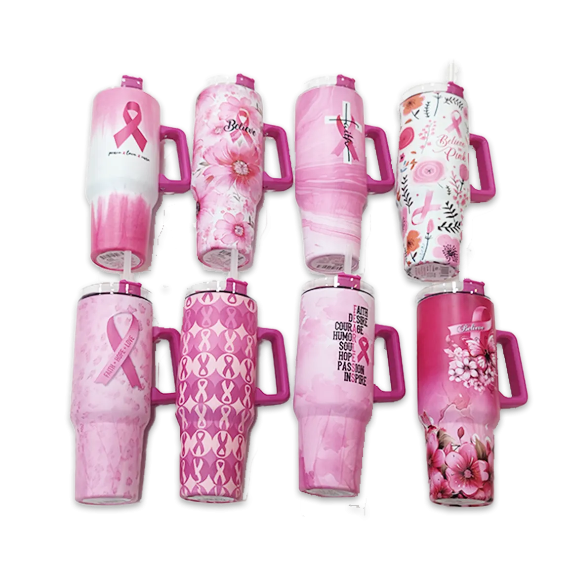 Breast Cancer Awareness Pink Support Squad Assortment Floor Display - 89 Pieces Per Retail Ready Display 88560