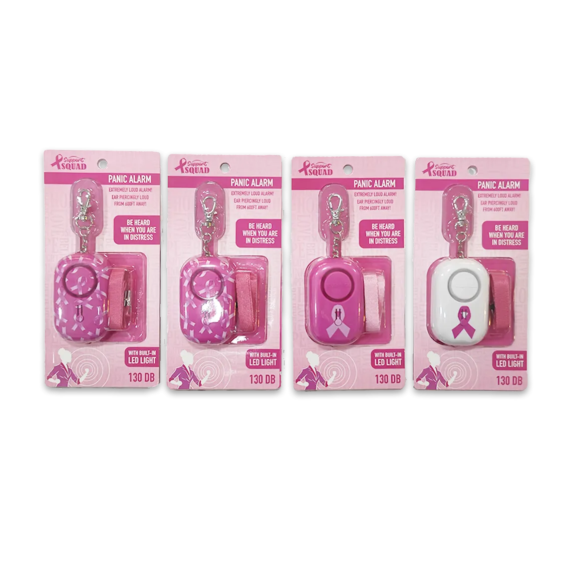 Breast Cancer Awareness Pink Support Squad Assortment Floor Display - 89 Pieces Per Retail Ready Display 88560