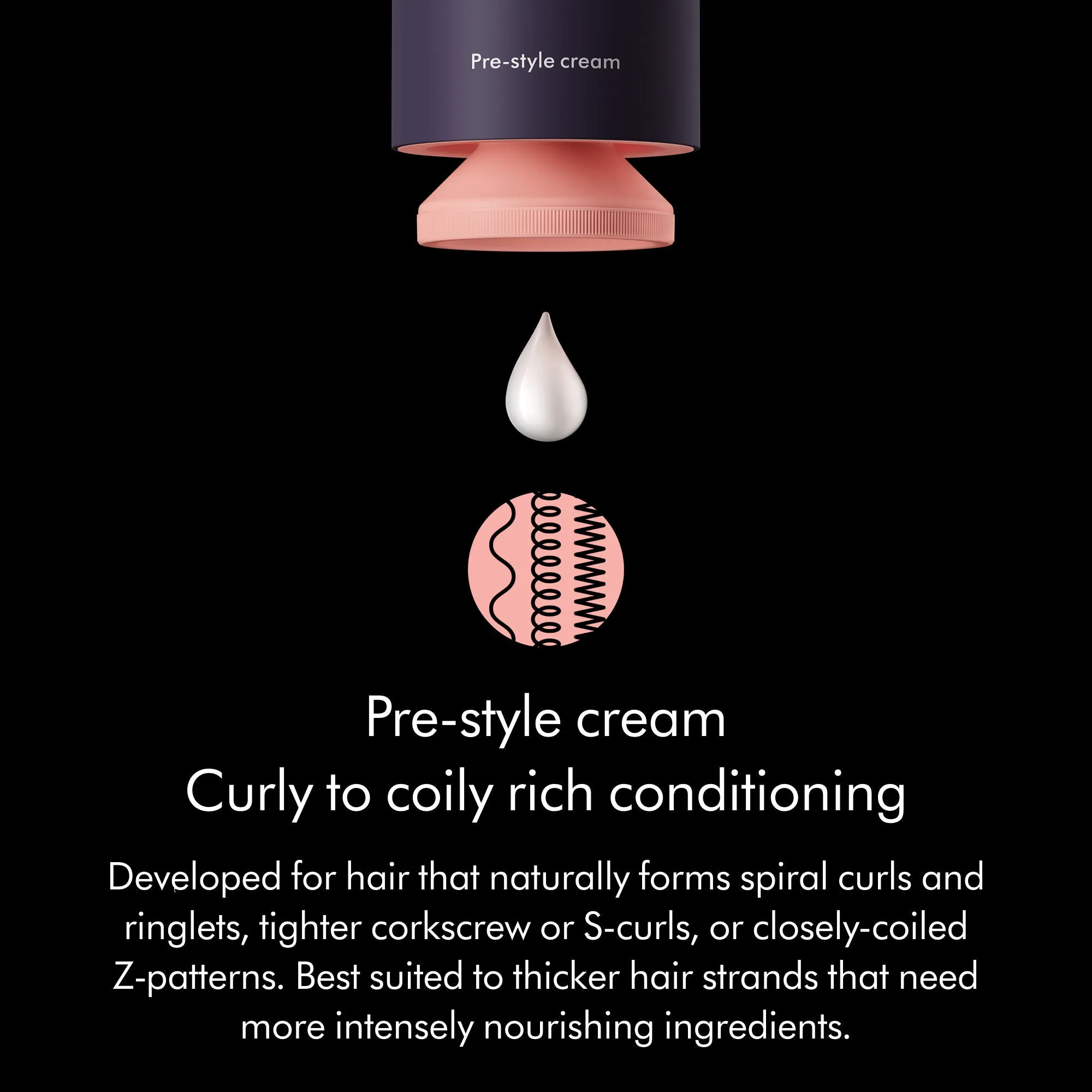 Chitosan Pre-style Cream Curly to Coily Rich Conditioning