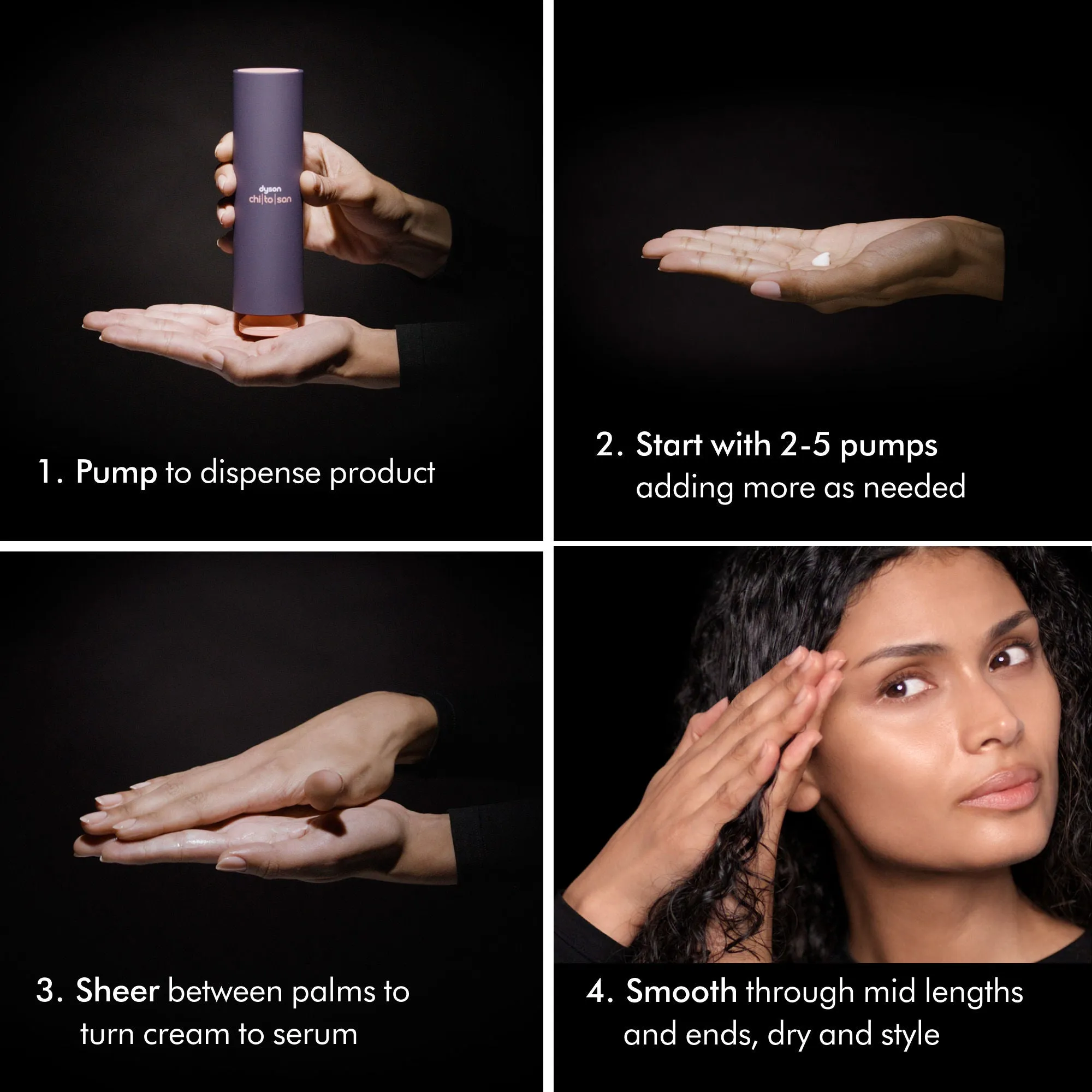 Chitosan Pre-style Cream Curly to Coily Rich Conditioning