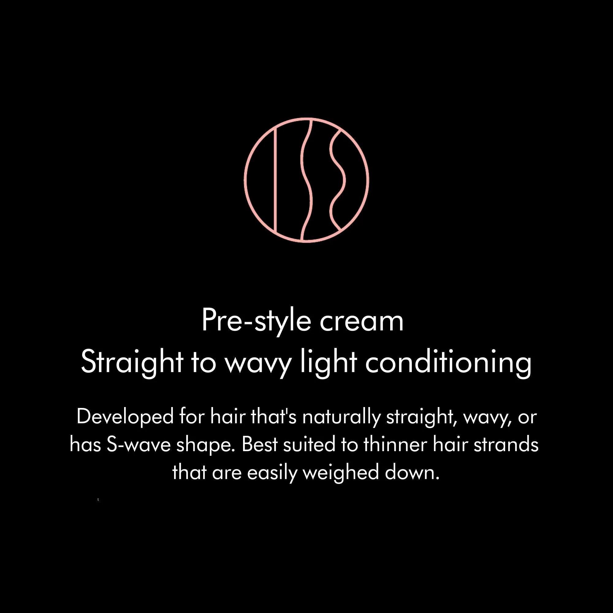 Chitosan Pre-Style Cream Straight to Wavy Light Conditioning