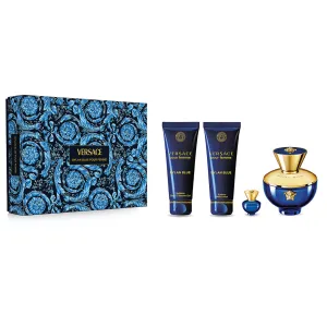 Dylan Blue Pour Femme by Versace 100ml EDP 4pc Gift Set