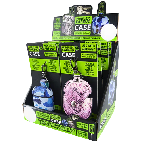 Earbud Case Key Chain - 8 Pieces Per Retail Ready Display 21659