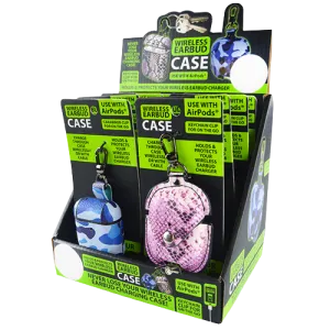 Earbud Case Key Chain - 8 Pieces Per Retail Ready Display 21659