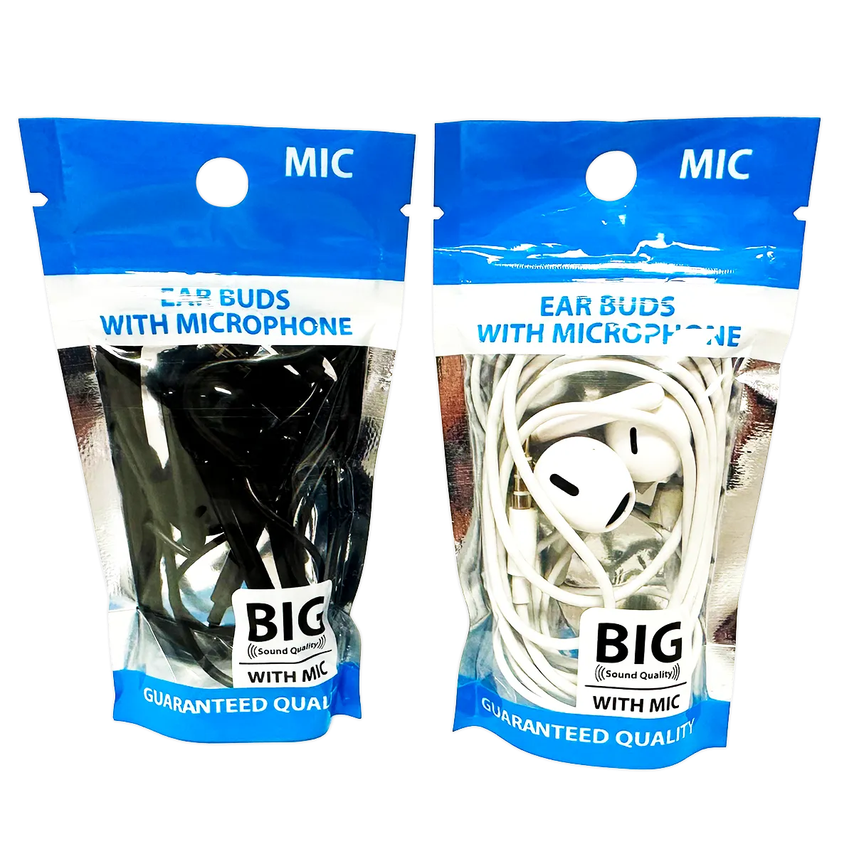 Earbuds with Mic Bulk 15 Pieces Per Pack 24683