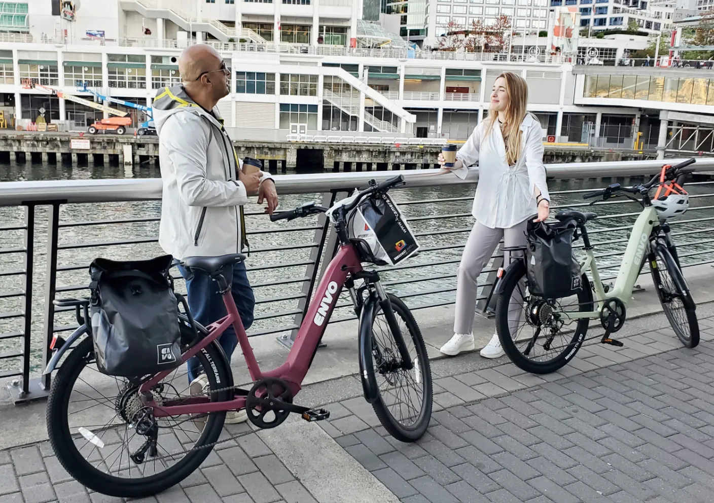 Envo ST50 Step Thru Commuter Cargo Electric Bike