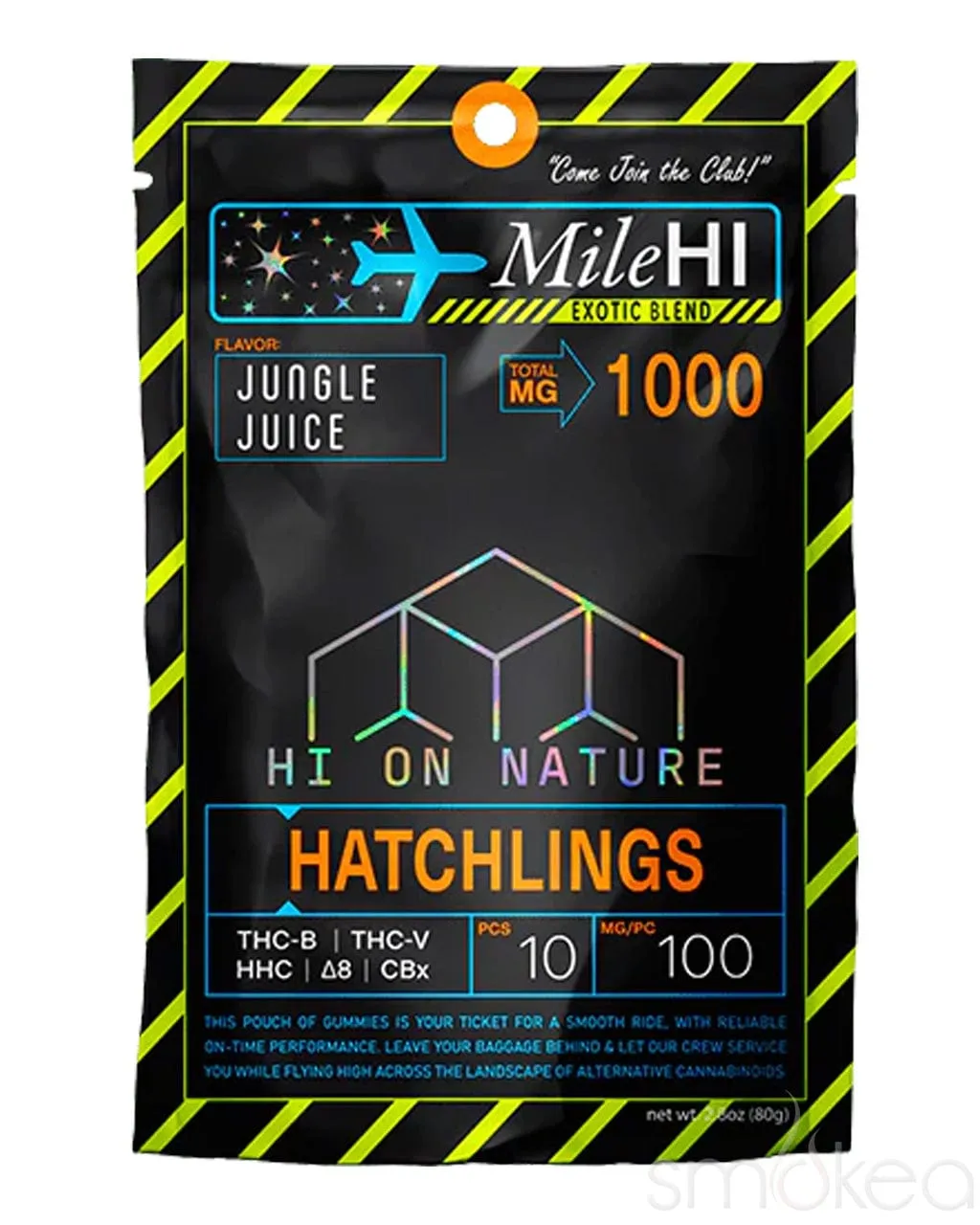 Hi On Nature 1000mg Mile Hi Blend Hatchlings Gummies