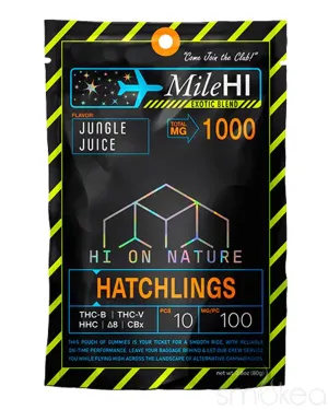 Hi On Nature 1000mg Mile Hi Blend Hatchlings Gummies