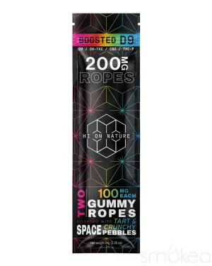 Hi On Nature 200mg Boosted Delta 9 Gummy Ropes
