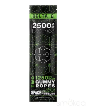 Hi On Nature 2500mg Delta 8 Gummy Ropes