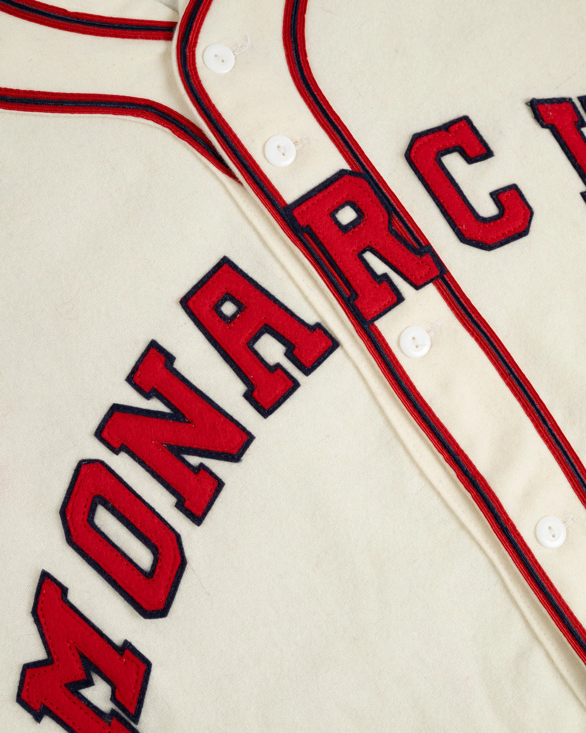 Kansas City Monarchs 1942 Authentic Wool Home Baseball Jersey