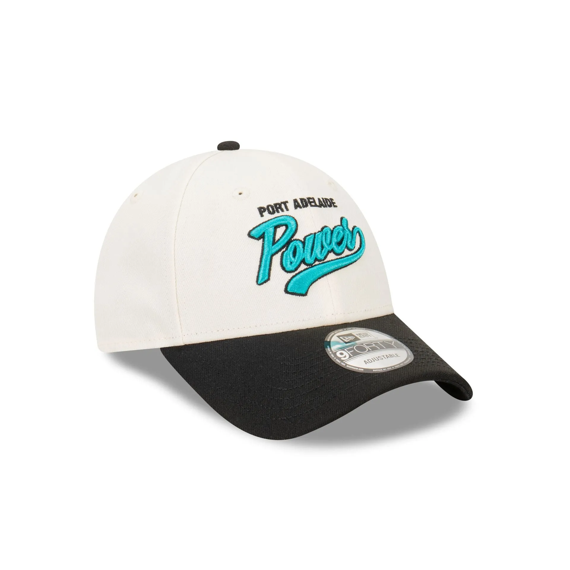 Port Adelaide Power AFL Supporter Two-Tone Script 9FORTY Snapback