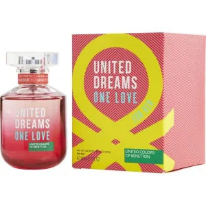 United Dreams One Love By Benetton for Her EDT 2.7 oz New In Box