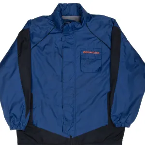 VINTAGE CARL BANKS NFL DENVER BRONCOS WINDBREAKER JACKET 1990S MEDIUM