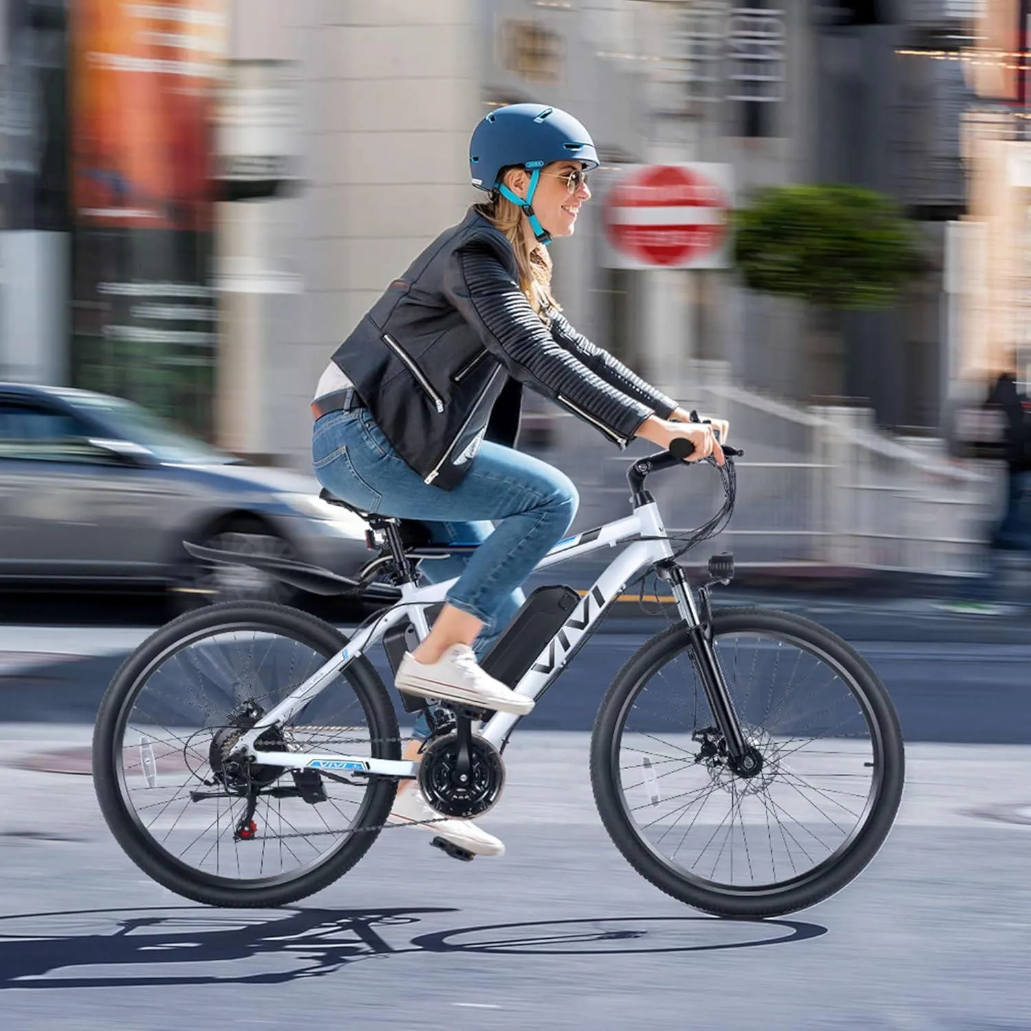 VIVI M026SHUL Electric Bike Hardtail Commuter Electric Mountain Bike UL2849 Certified