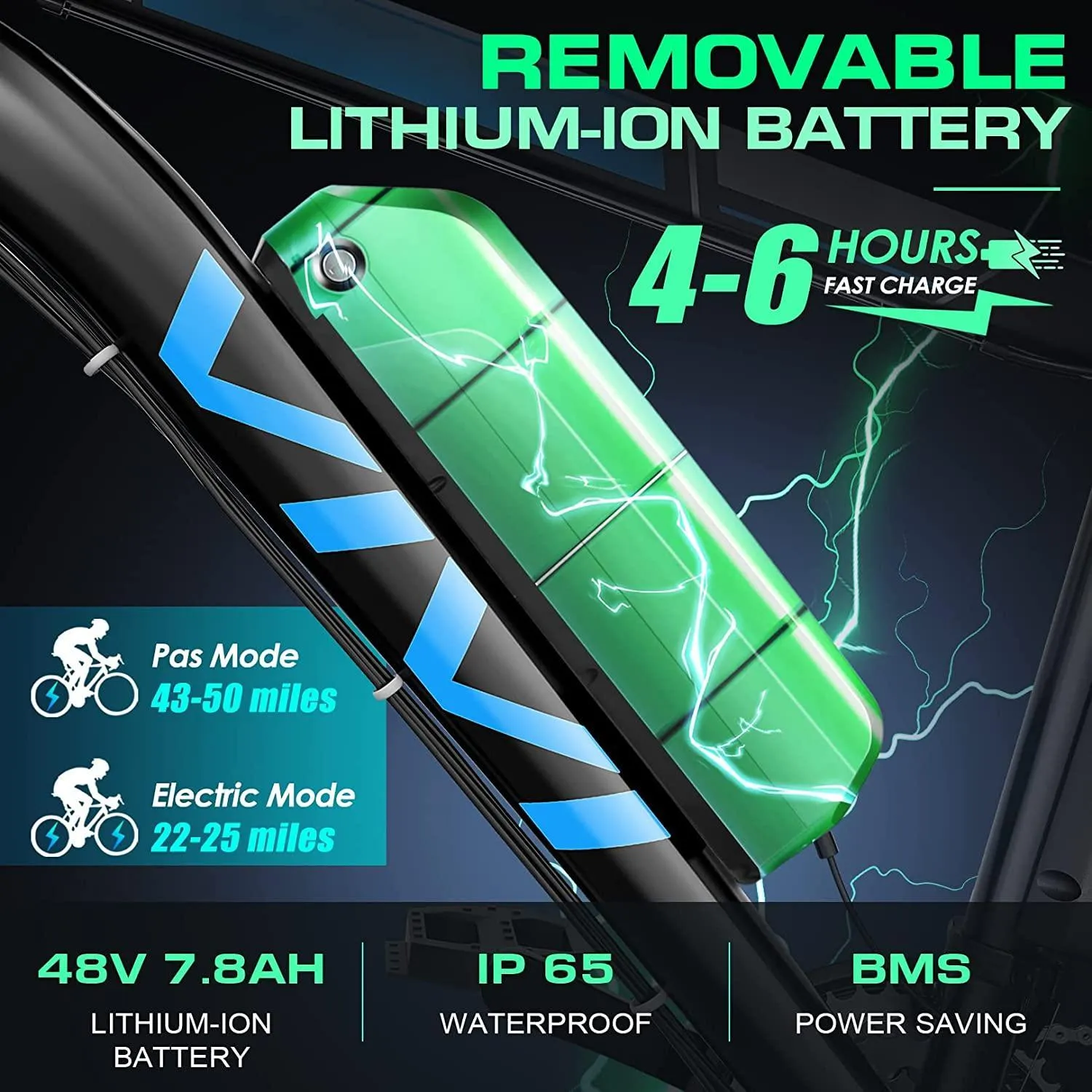 VIVI M026SHUL Electric Bike Hardtail Commuter Electric Mountain Bike UL2849 Certified