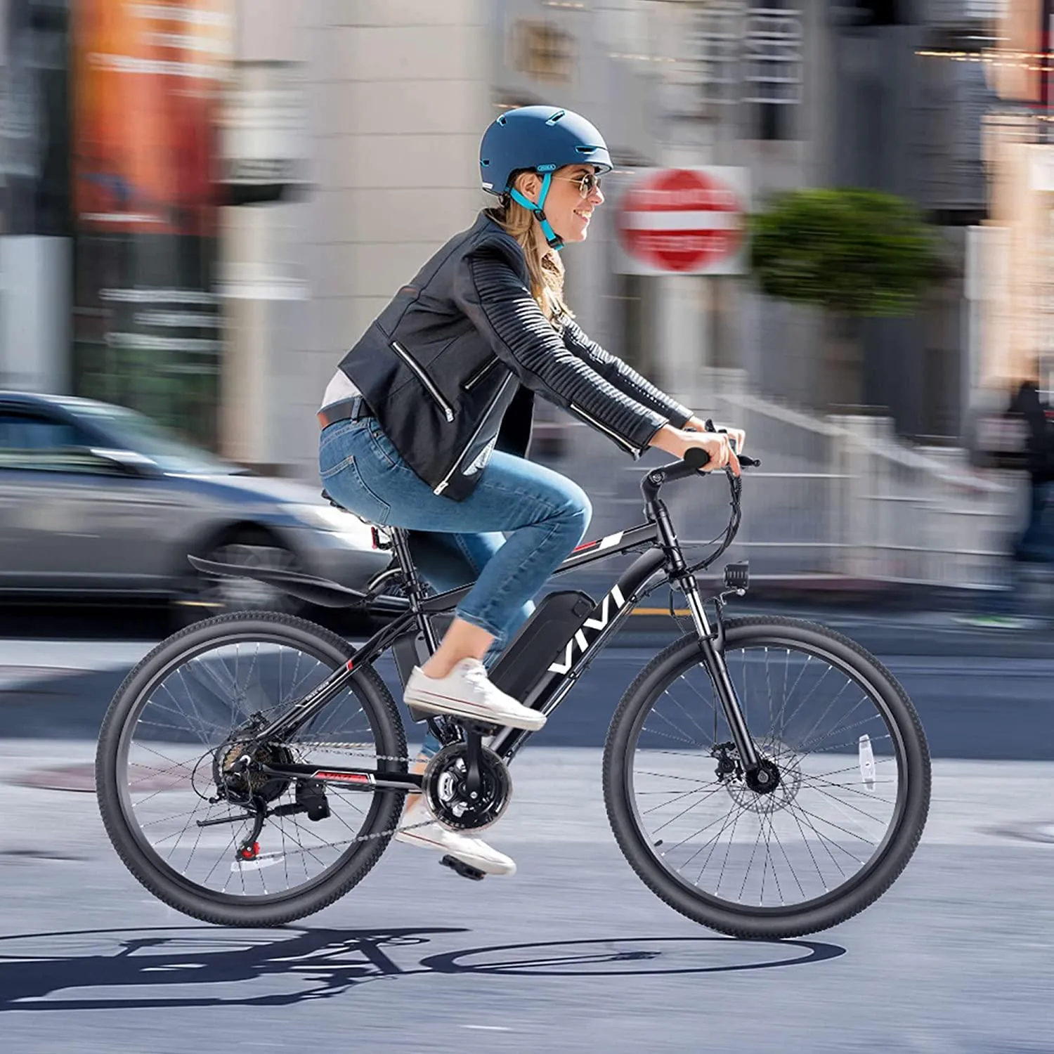 VIVI M026SHUL Electric Bike Hardtail Commuter Electric Mountain Bike UL2849 Certified