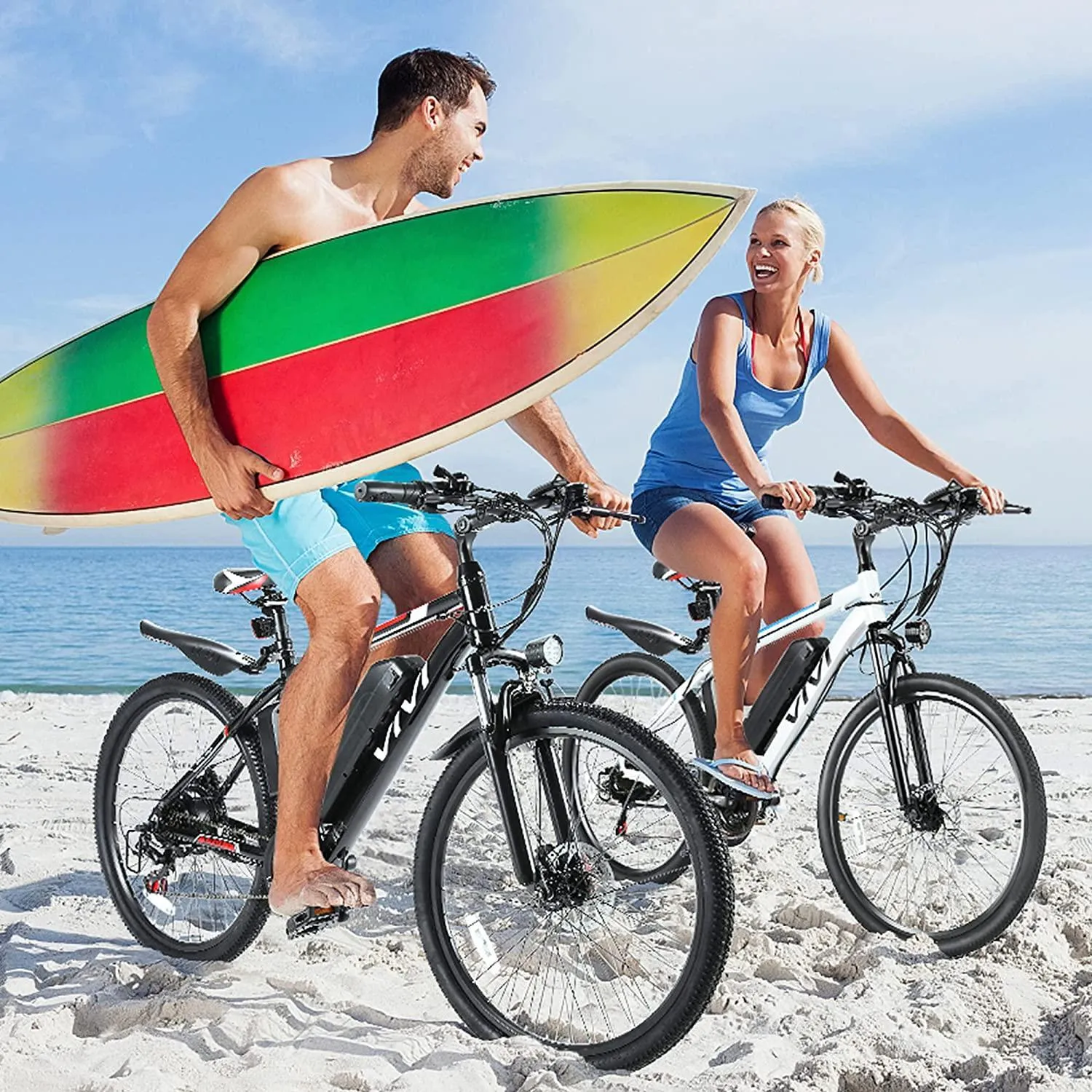 VIVI M026SHUL Electric Bike Hardtail Commuter Electric Mountain Bike UL2849 Certified