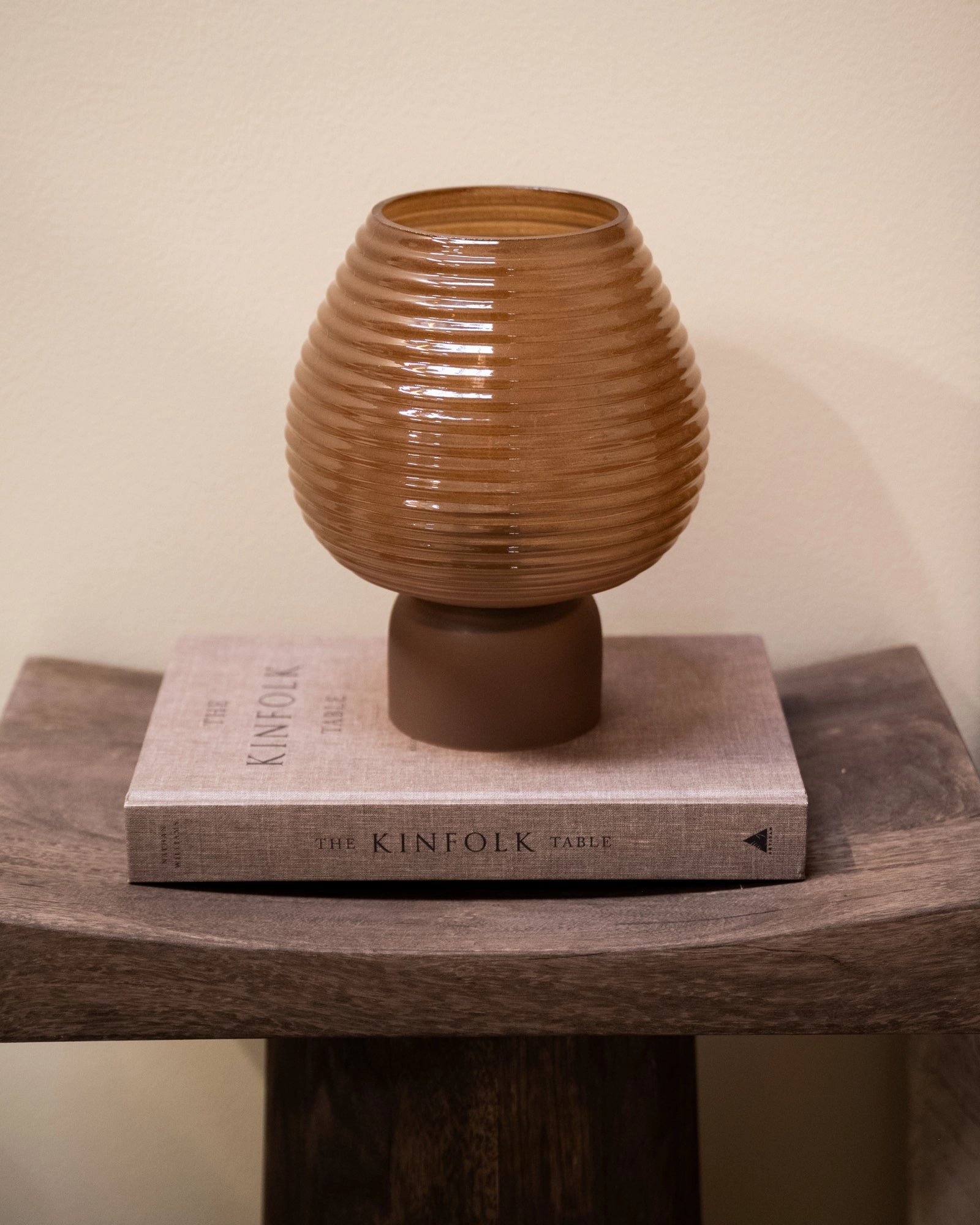Wireless Table Lamp Lenna Brown
