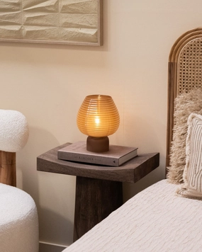 Wireless Table Lamp Lenna Brown